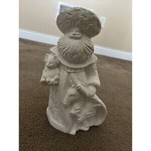 Gare Rainforest Santa Ceramic Bisque, Ready to Paint